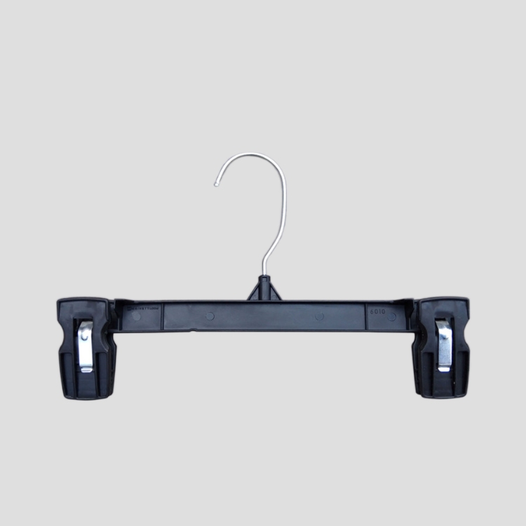 60 Series  Plastic pant/skirt hanger with adjustable clips