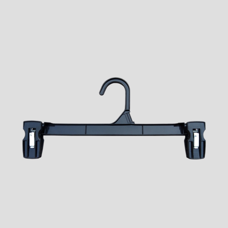 61 Series Plastic hook pant/skirt hanger with adjustable clips