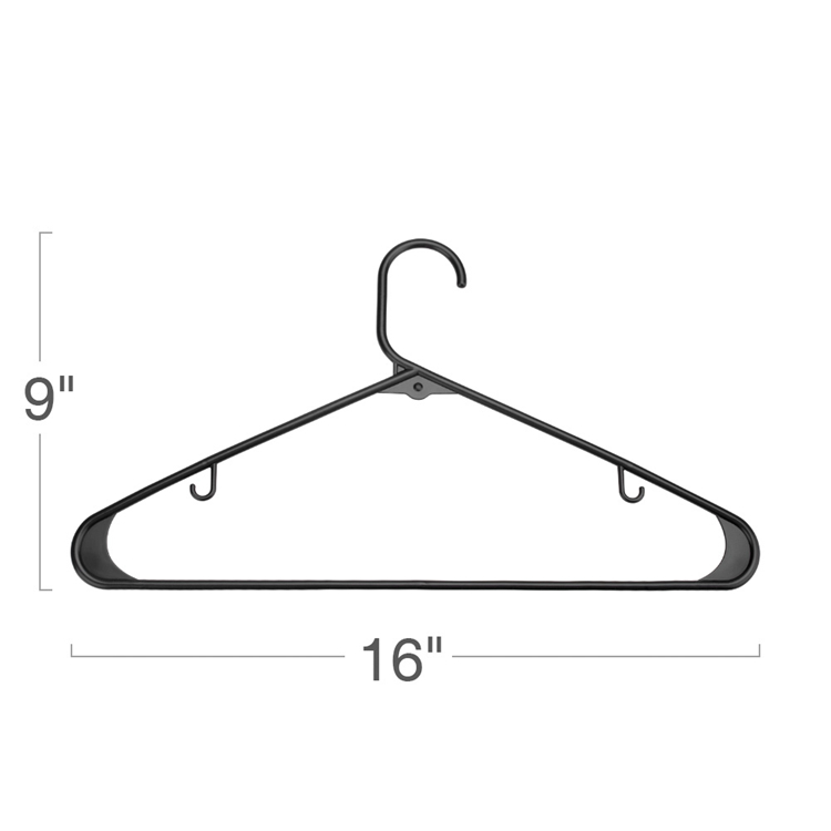 141  plastic hanger with hooks