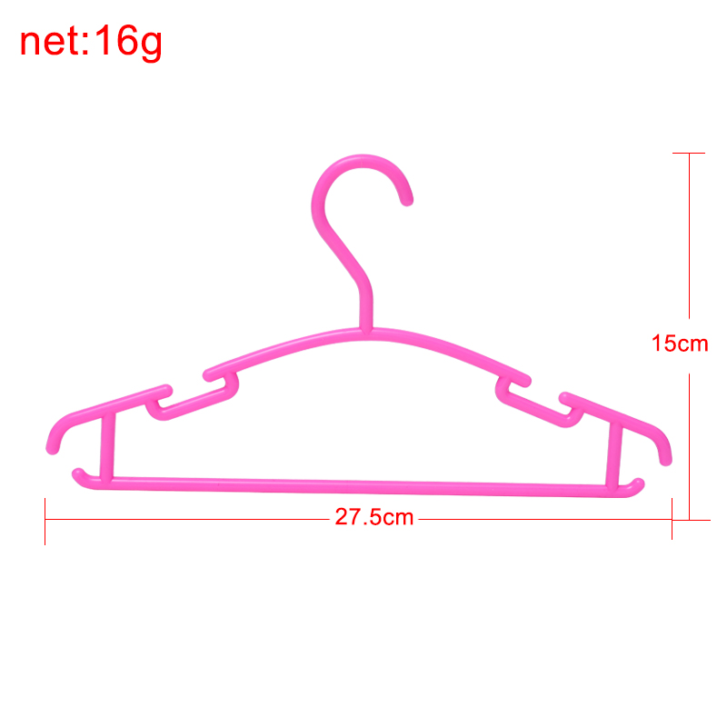 139-27cm  plastic kids hanger with notches