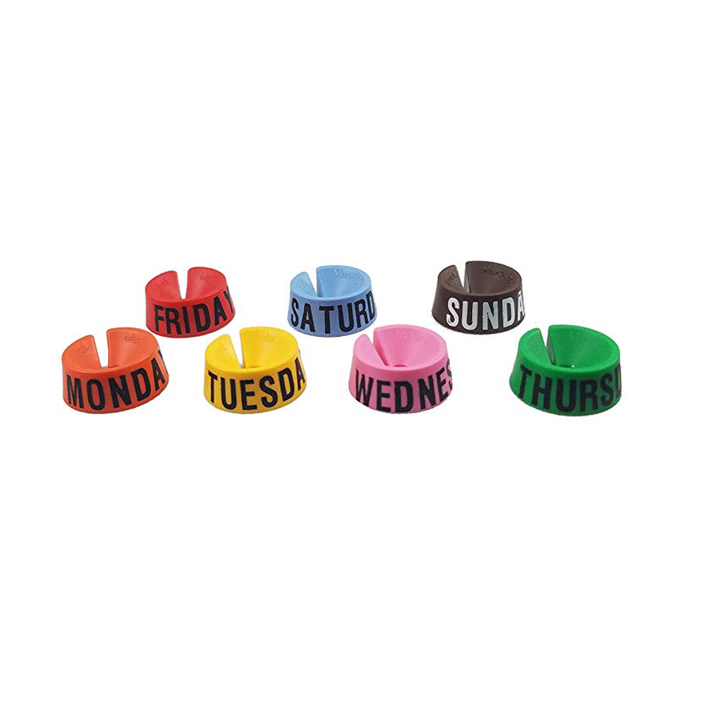 SM010 plastic hanger size marker  round size cube