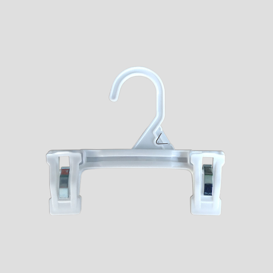 52 series Plastic hook pant/skirt hanger with clips