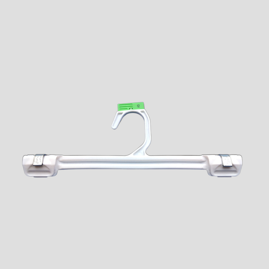 5610 Plastic hook pant/skirt hanger with clips