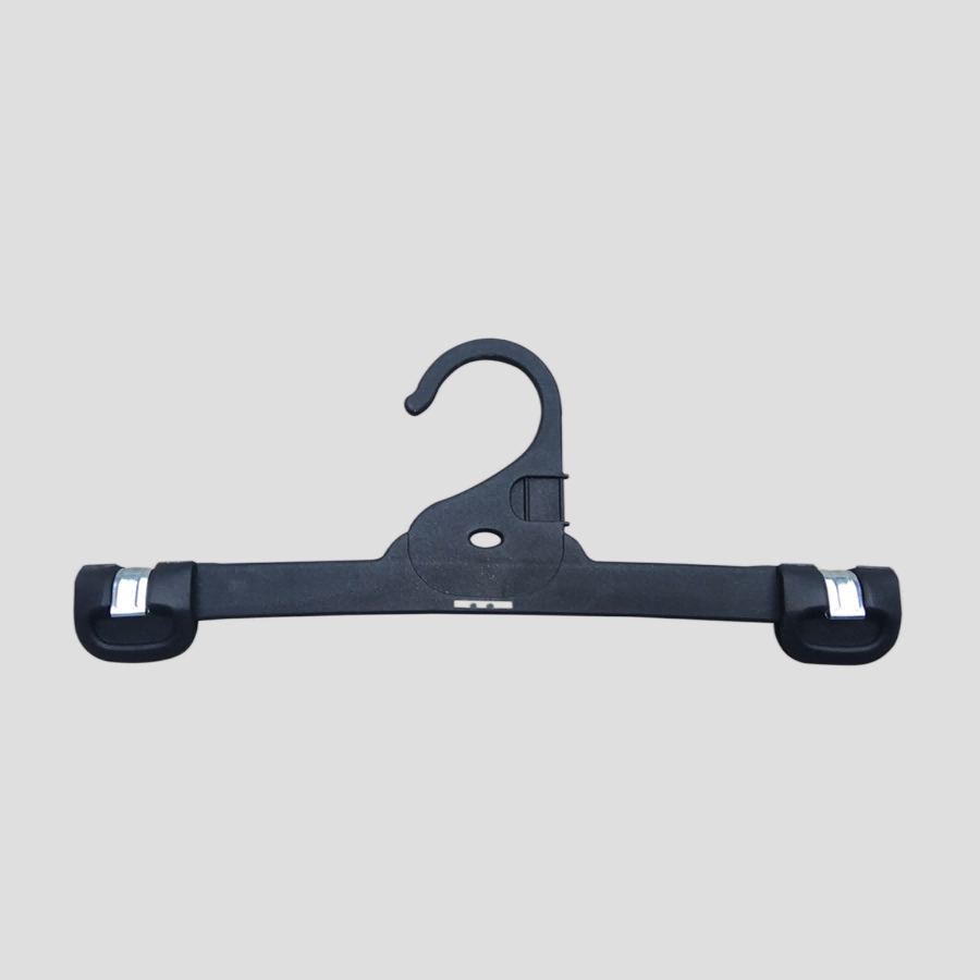 5912 Plastic hook pant/skirt hanger with clips