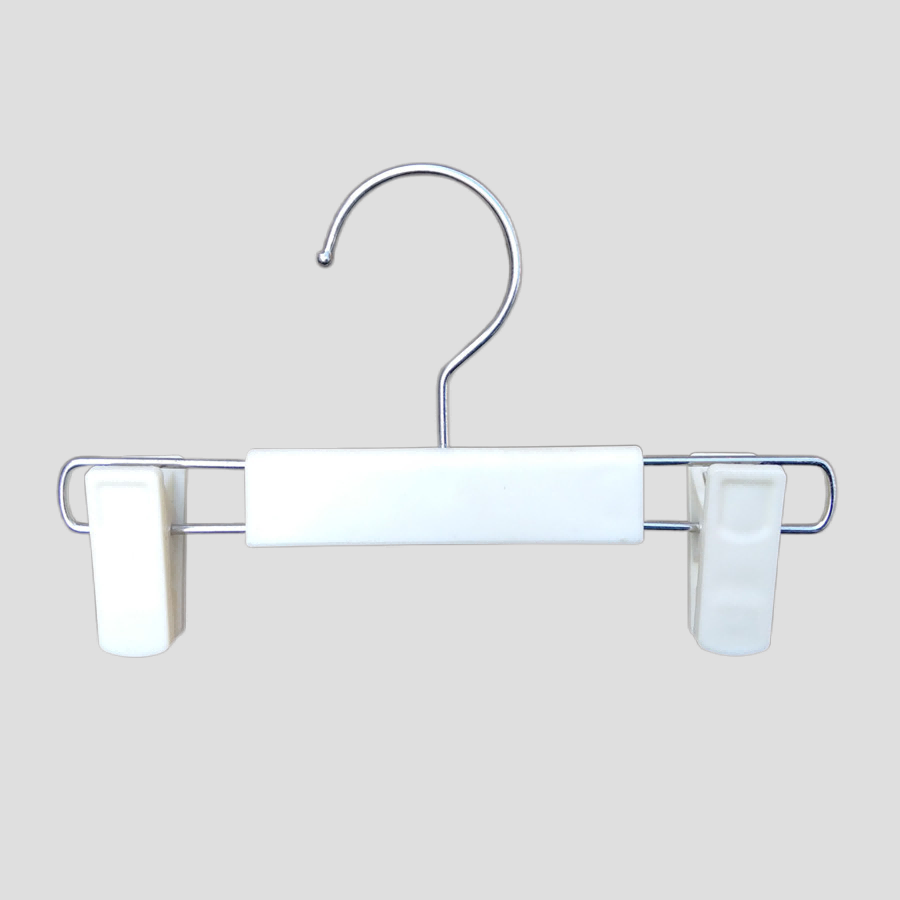 602 Plastic pant/skirt hanger with adjustable clips