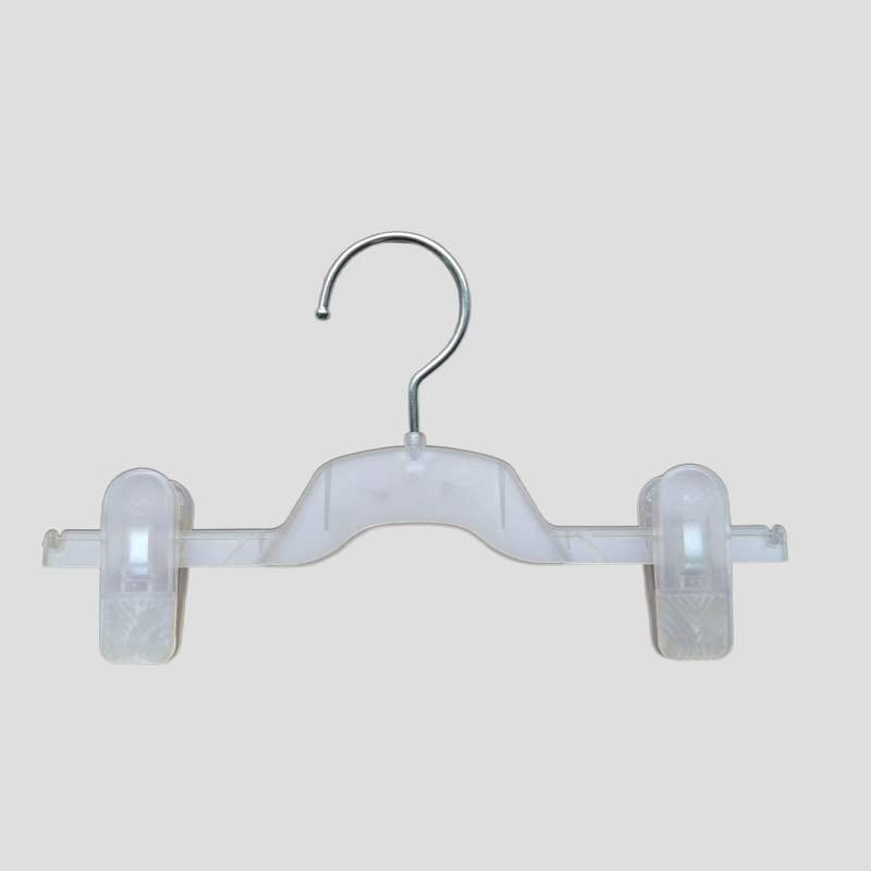 603 Plastic pant/skirt hanger with adjustable clips