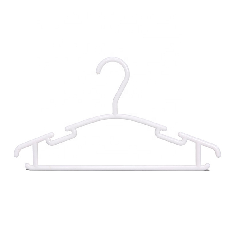 139-27cm  plastic kids hanger with notches