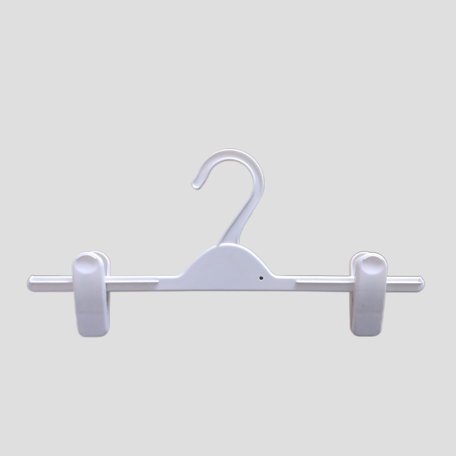 73 series Plastic hook pant/skirt hanger with adjustable clips