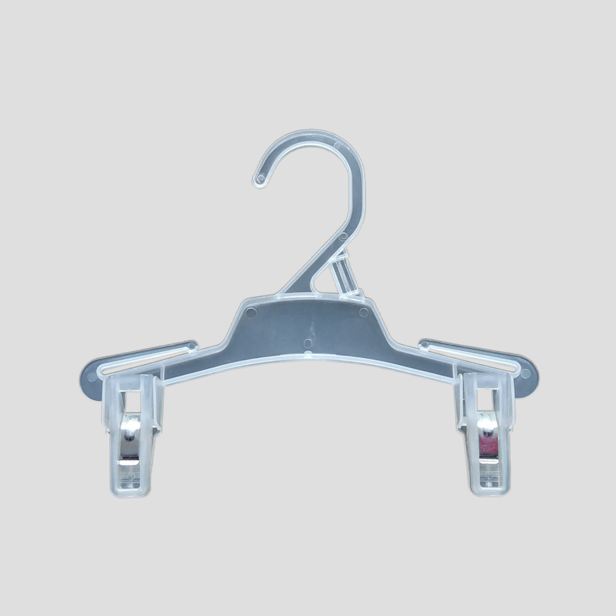 8108 Plastic hook swimwear set hanger with soft pad clips