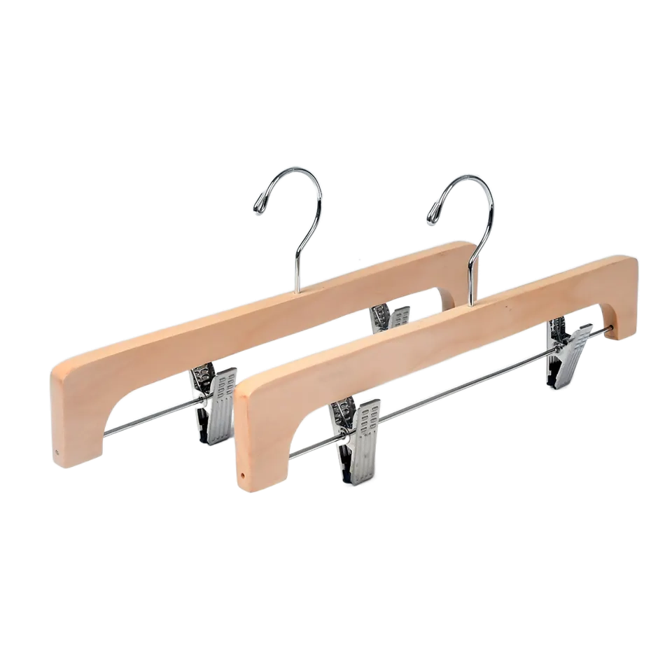 WCH009  Wooden bottom hanger with clips