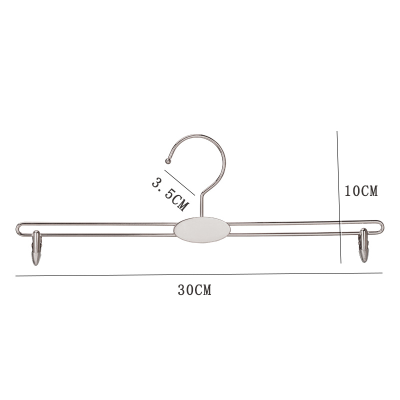 LH001 Metal lingerie hanger with clips