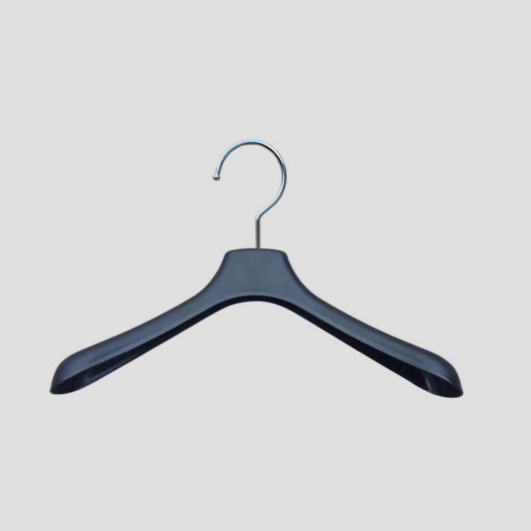 839-46cm plastic top suit hanger with bar