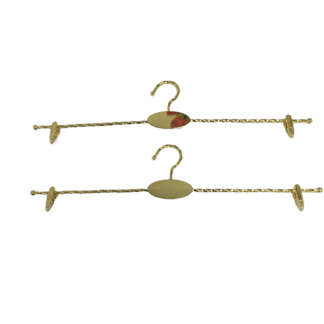 LH008 Metal lingerie hanger with clips