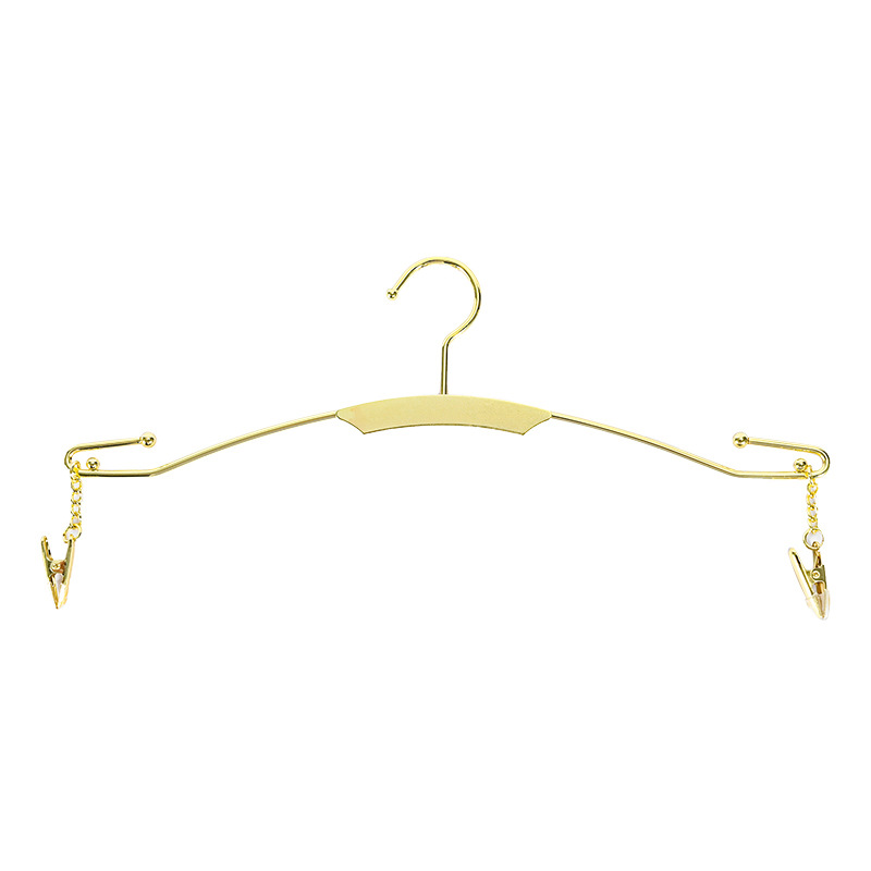 LH002 Metal lingerie hanger with clips