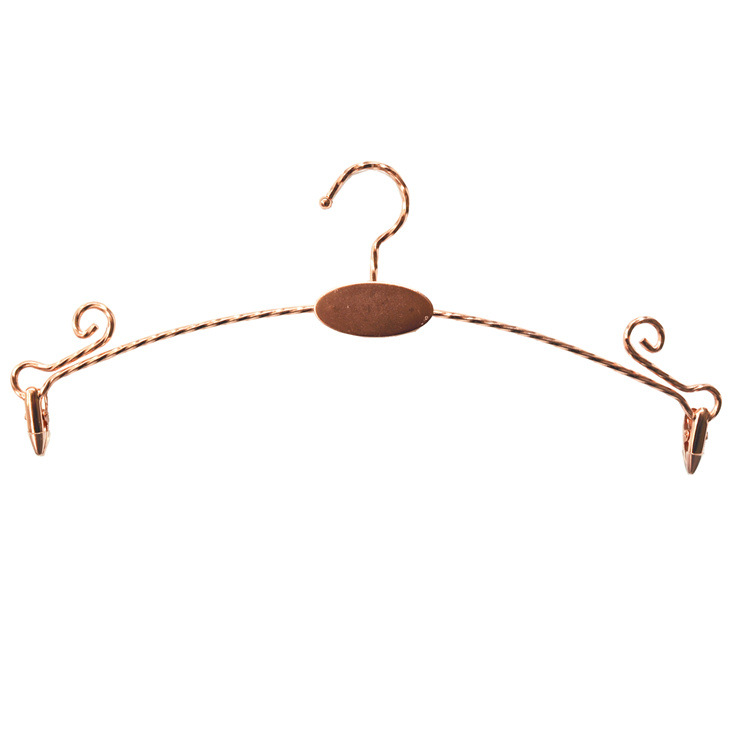 LH003 Metal lingerie hanger with clips