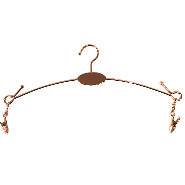 LH006 Metal lingerie hanger with clips