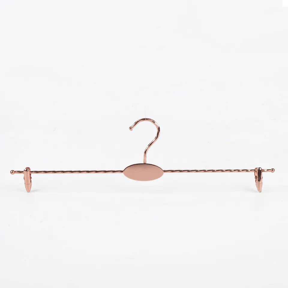 LH008 Metal lingerie hanger with clips